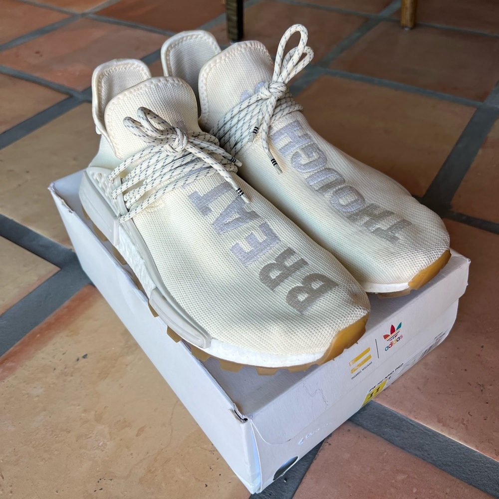 Adidas Pharrell x NMD Human Race Trail PRD ‘Now Is Her Time’ Cream White